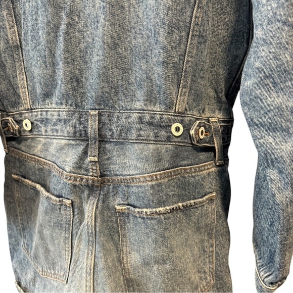 New! Favorite Daughter Epic Shortall Denim Romper - Picture 6 of 7